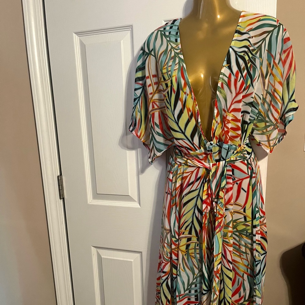 Multi color safari coverup